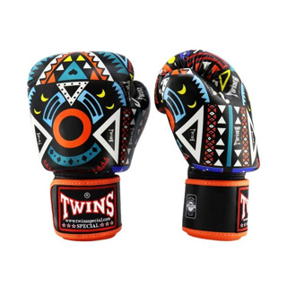 Twins special Fancy Boxing Gloves FBGVL3-57 (8,10,12,14,16 oz.) Genuine leather Sparring MMA K1 นวมซ้อมชกทวินส์ หนังเเท้