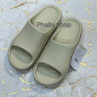 CROCS รุ่นใหม่ นุ่มมาก Mellow Slide ทรงยอดฮิต นุ่มมากๆ รองเท้า คร็อคส์ ใส่แท้ ได้ทั้งชายหญิง งานป้าย พร้อมกล่อง