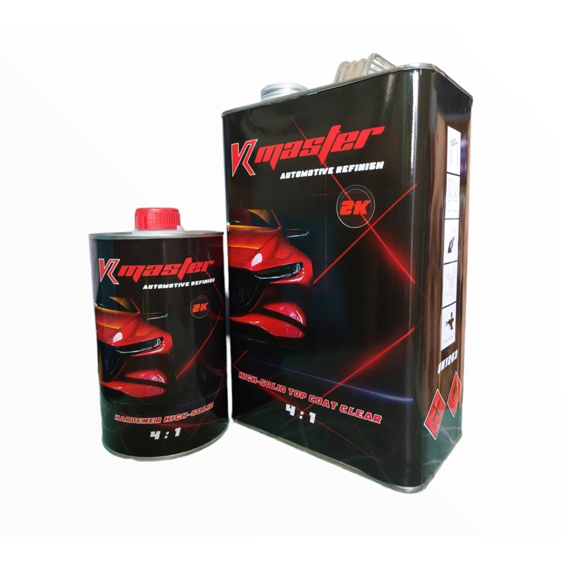 โฉมใหม่ แล็คเกอร์ K MASTER 2K CLEAR 4:1 เคลียร์ทับหน้าสีจริง ระบบ 2 องค์ประกอบ (2K) อเนกประสงค์