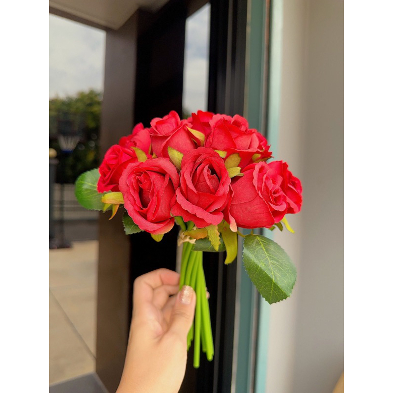 DT67-42 ช่อกุหลาบ 12ดอก ขนาด 18 ซม.[11]