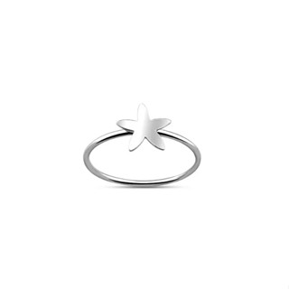 Silver thai Jewelry แหวนเงินมินิมอลทรงปลาดาว minimalist silver starfish ring PLSRG126