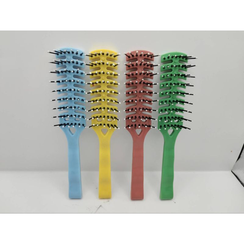 Manshong หวีแปรงกระดูก รุ่นถูก คละสี