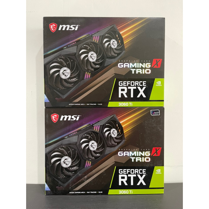 VGA (การ์ดแสดงผล) MSI GEFORCE RTX 3060 TI GAMING X TRIO - 8GB GDDR6 (มือสอง) ประกันร้าน 1เดือน