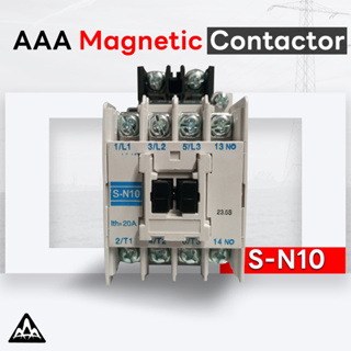 AAA แมกเนติก  S-N10  AAA Magnetic Contactor 220V 380V  Electrical Shop.