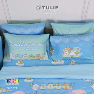 TULIP Delight ซุมิกโกะ Sumikko DLD019 ลิขสิทธิ์แท้ San-X ชุดผ้าปูที่นอน ผ้าห่ม ผ้านวม พิมพ์ลายการ์ตูน