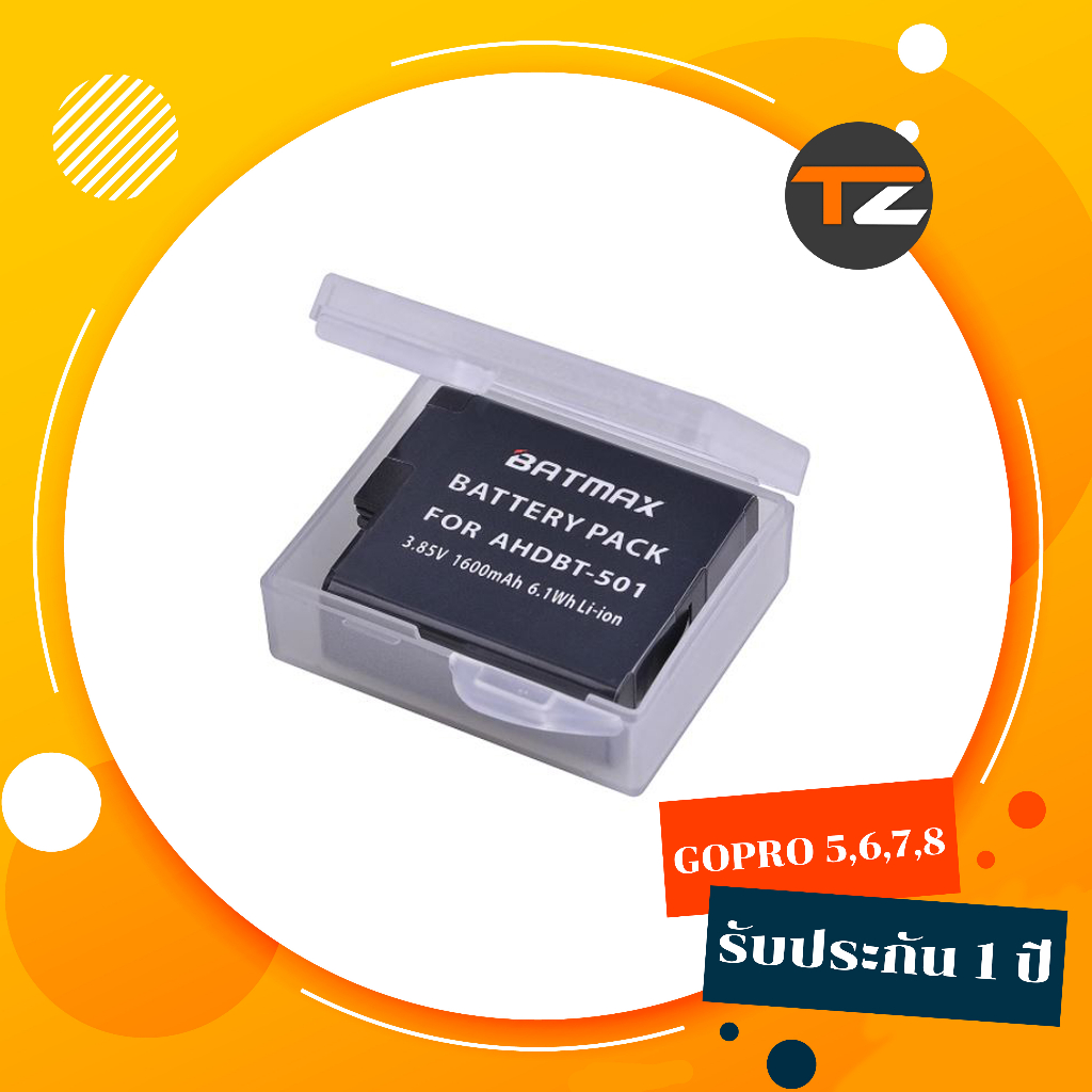 แบตเตอรี่ Gopro  Hero 8 Hero 7 Gopro Hero 6 Gopro Hero 5 Battery for Gopro Hero,8,7,6,5 GOPRO HERO (