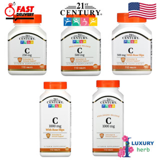 21st Century, Vitamin C, Prolonged Release, 500 mg, 110 Tablets