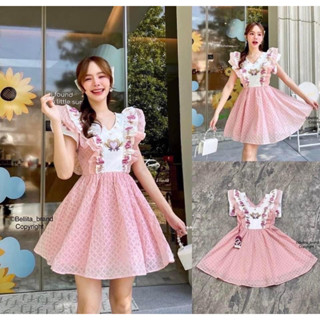 💎พร้อมส่ง💎Bellita 💕 เดรสสีโอรส
