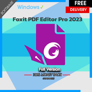 Foxit PDF Editor Pro 2023 [ตัวเต็ม] [ถาวร] Windows