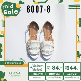 รองเท้าเเฟชั่นผู้หญิงเเบบเเตะรัดส้นเท้า No. 8007-8 NE&amp;NA Collection Shoes