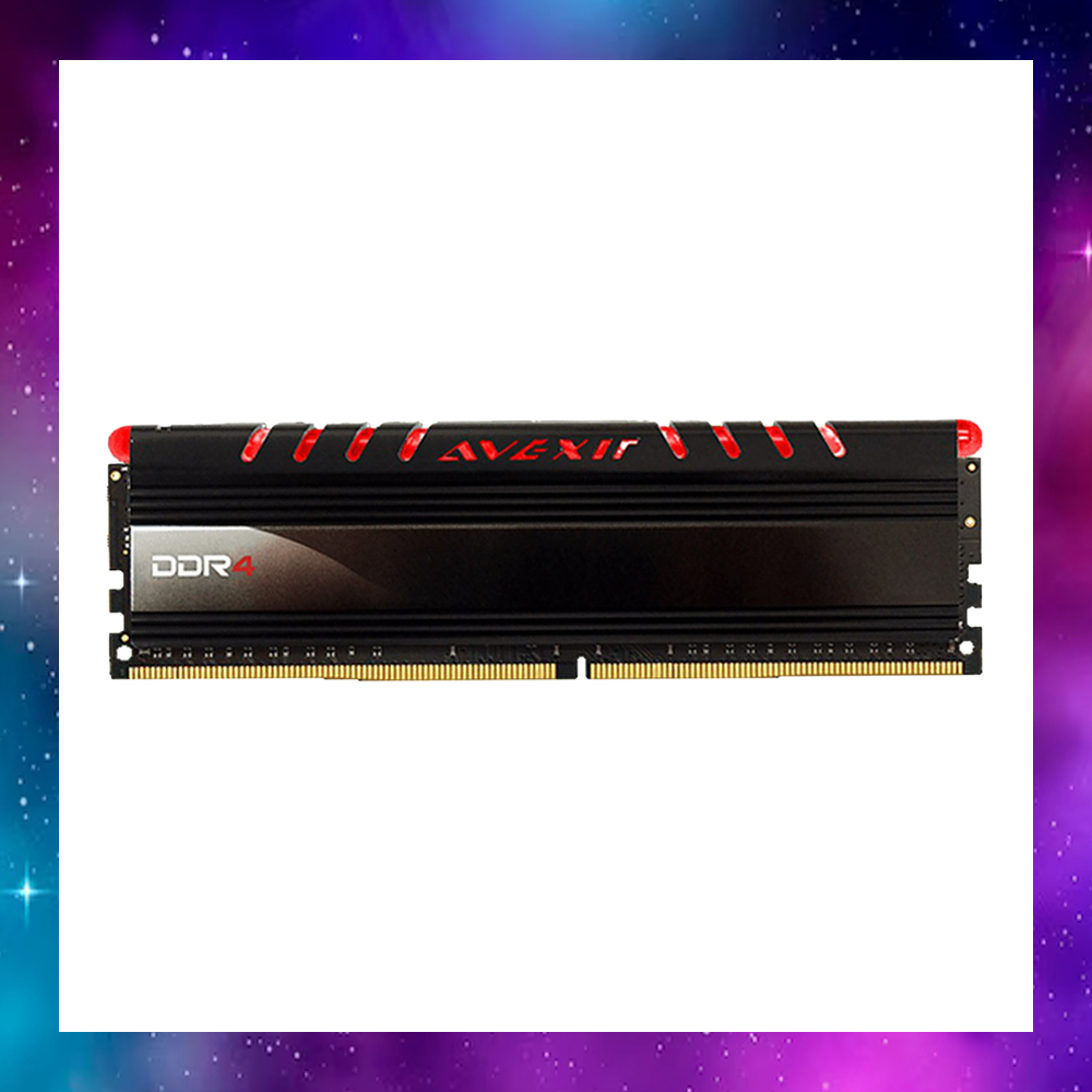 16GB (16GBx1) DDR4 BUS2400 RAM PC (แรมพีซี) AVEXIR RED ใช้งานปกติ