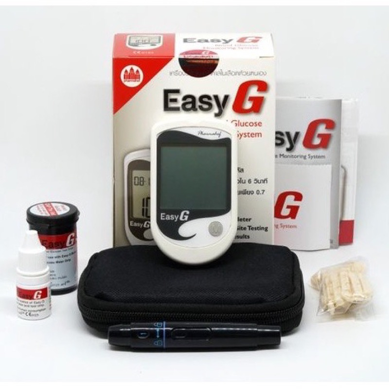 โปรโมชั่นสุดพิเศษ เครื่องวัดระดับน้ำตาลในเลือด EASY G พร้อมแผ่นวัดและเข็มเจาะเลือดอย่างละ 25 ชิ้น