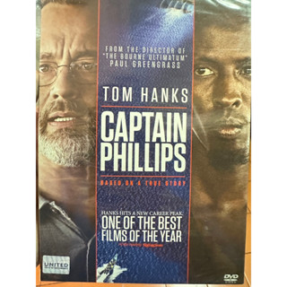 DVD ปกสวม : Captain Phillips (2013) กัปตันฟิลิปส์ ฝ่านาทีระทึกโลก  " Tom Hanks, Barkhad Abdi "