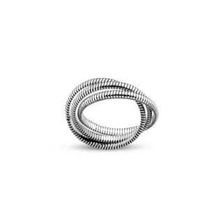 Silver thai Jewelry แหวนเงินคลาสสิกสามชั้น มินิมอล / classic three-layer silver ring, minimalist PLSRG139