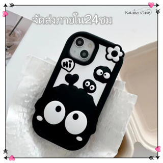 🎐จัดส่งภายใน24ชม🎐เคส for iPhone 11 14 Pro Max Case for iPhone 12 13 ป้องกันการตก การป้องกัน การ์ตูน เคสซิลิโคนนิ่ม