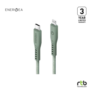Energea สายชาร์จ ไอโฟน type c to ไลค์นิ่ง 1.5 เมตร C94 (MFI, 3A, 60W) รุ่น Flow