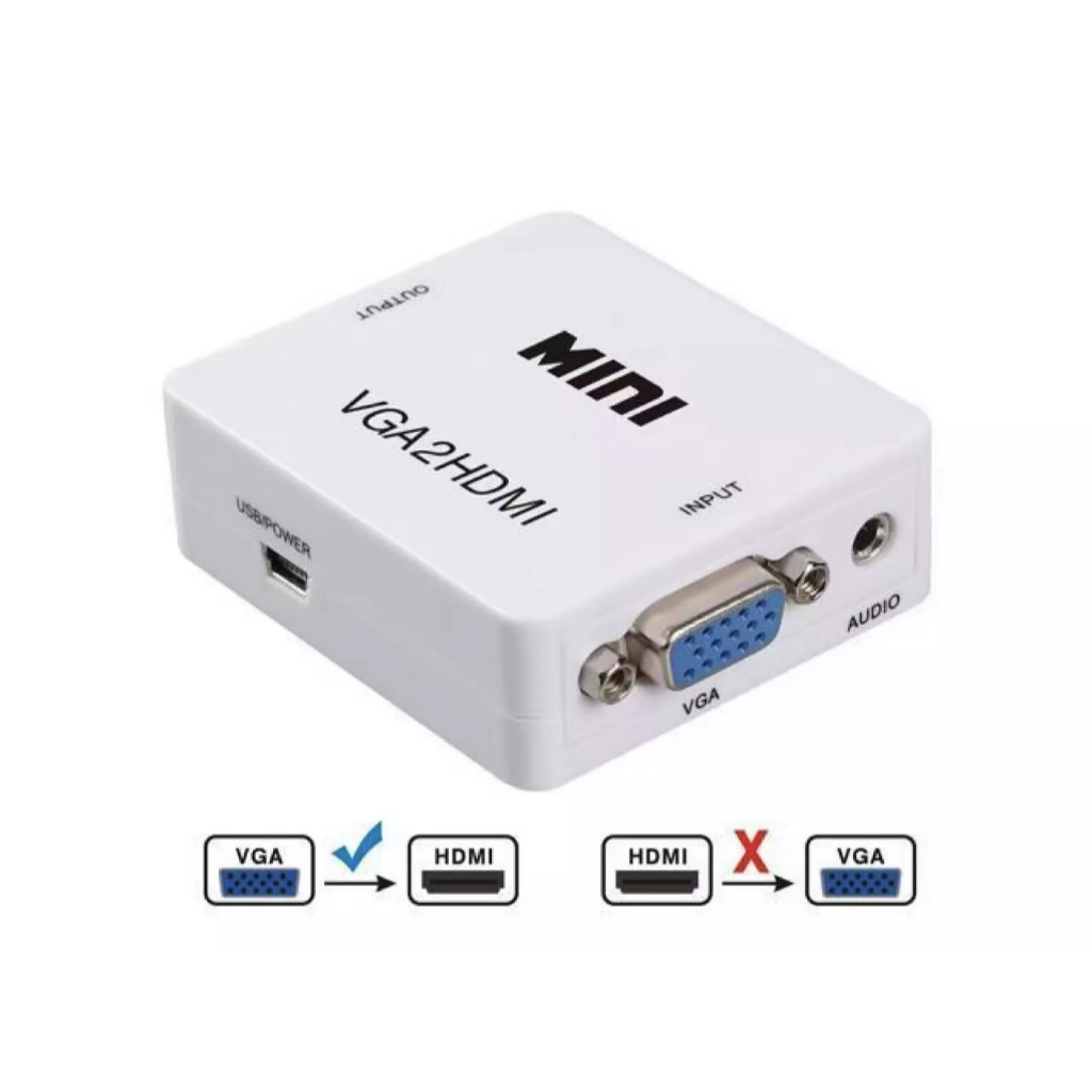ตัวแปลงสัญญาณ VGA to HD เอชดีเอ็มไอ Converter