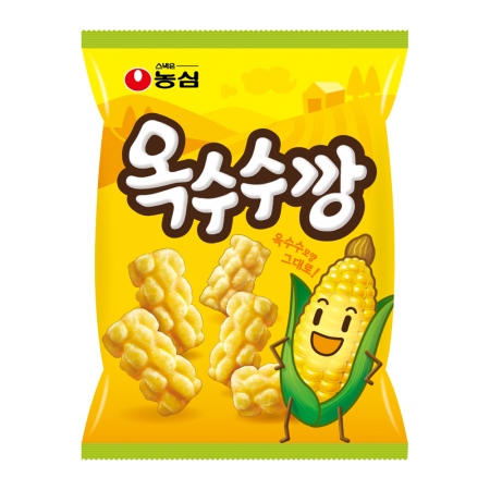 Nongshim Oksusukang Corn Snack อกชูชูกัง ขนมทอดกรอบ รสข้าวโพด ขนมเกาหลี 70g