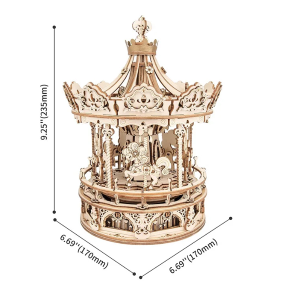กล่องดนตรี Romantic Carousel AMK62 ส่งจากไทย