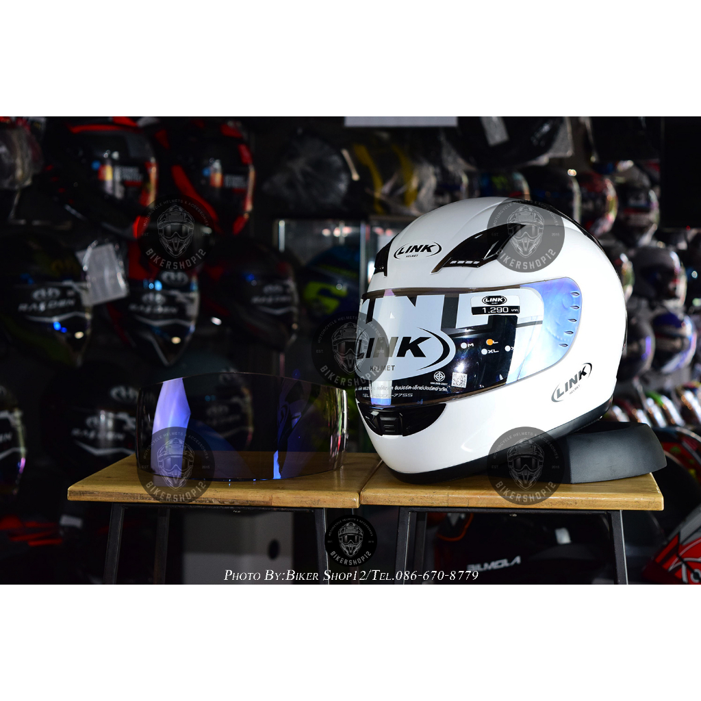 ชิว หรือ หน้ากาก หมวกกันน็อคlink