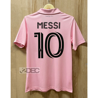 ใหม่ !! เสื้อ Inter Miami  Home เหย้า เกรดแฟนบอล 2023/24 ฟลูออฟชั่นพร้อม ชื่อนักเตะ MESSI#10 (รับประกันคุณภาพสินค้า)