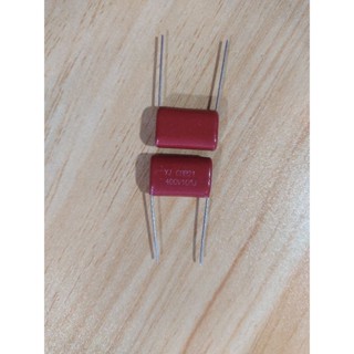 ตัวเก็บประจุ ราคาต่อ1ชิ้น คารไมล่า CBB-105j400V#CBB  #โพลีเอ…