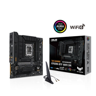 ASUS TUF GAMING B760M-BTF WIFI D4 Intel LGA1700 DDR4 Motherboard เมนบอร์ด With ASUS A21 Case