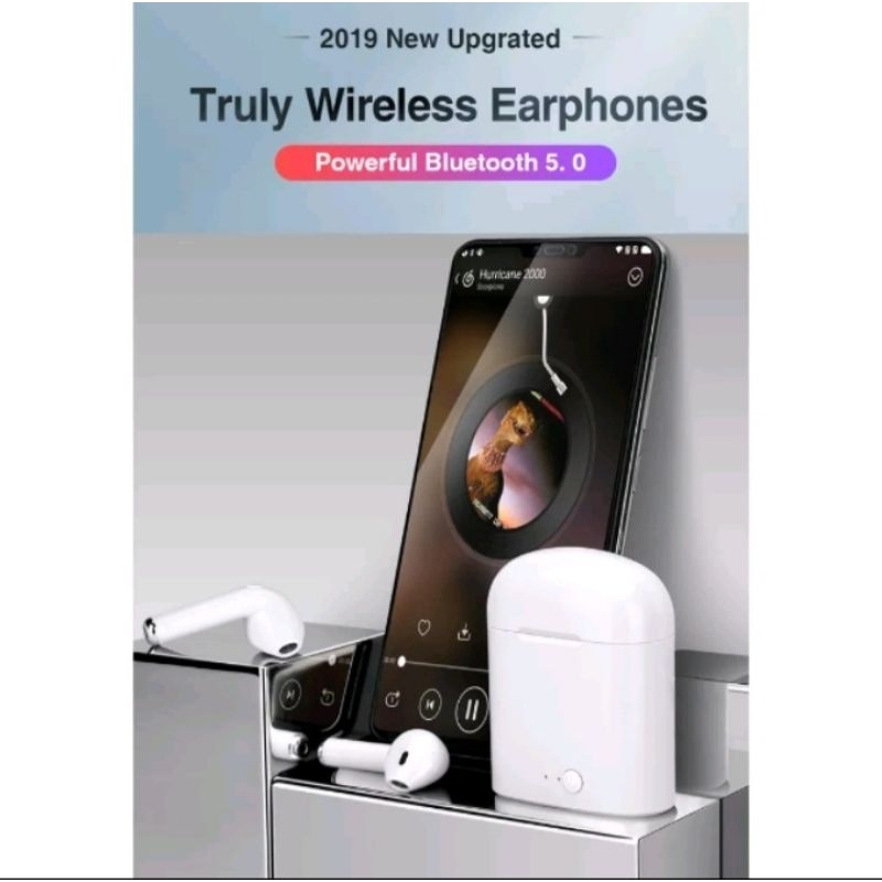 หูฟัง i7S TWS รุ่นสองหู ซ้ายและขวา HBQ-I7S TWS รองรับ BluetoothcV4.2+DER