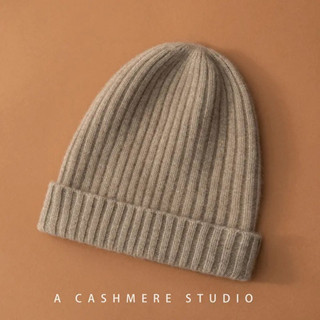 หมวกถักผ้าCashmere💯% สำหรับผู้หญิงสวมใส่ในฤดูหนาว