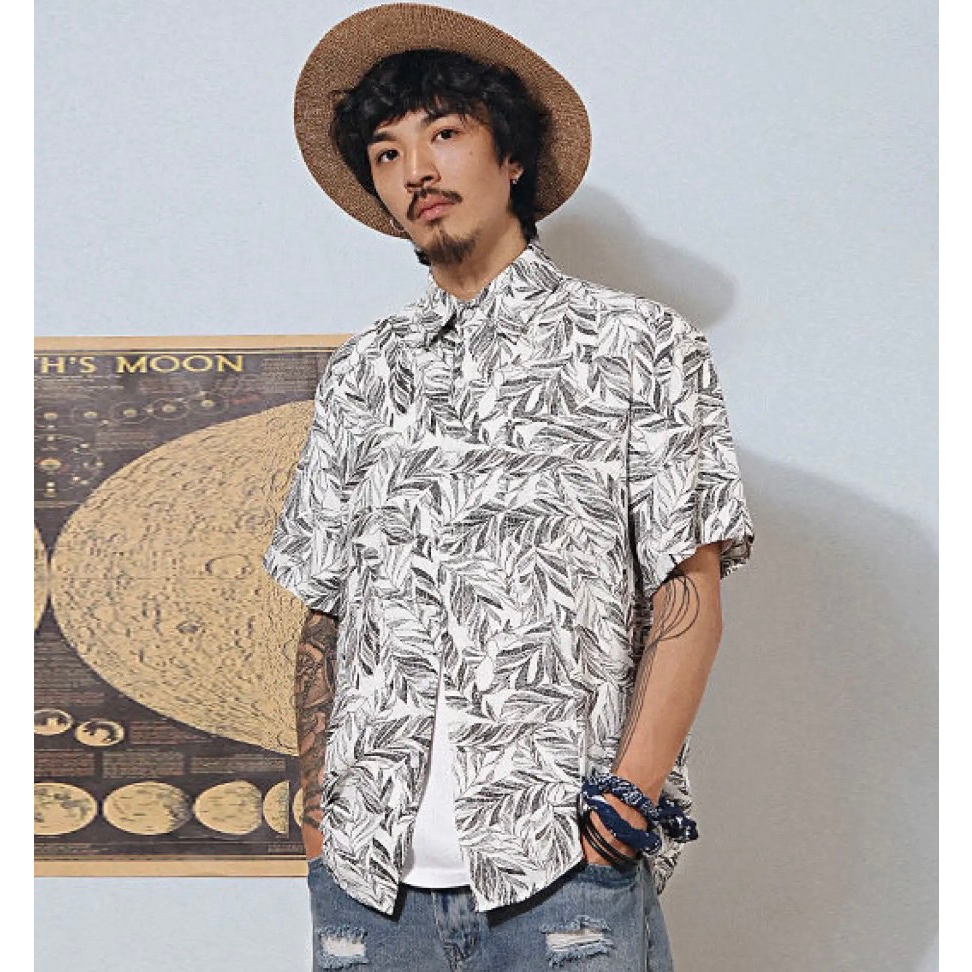 เสื้อเชิ๊ตฮาวาย hawaii เสื้อสงกรานต์ ลายดอก ใส่ได้ทั้งชายและหญิง ใส่สบายๆไม่ร้อน สินค้าพร้อมส่ง - รูปที่ 7