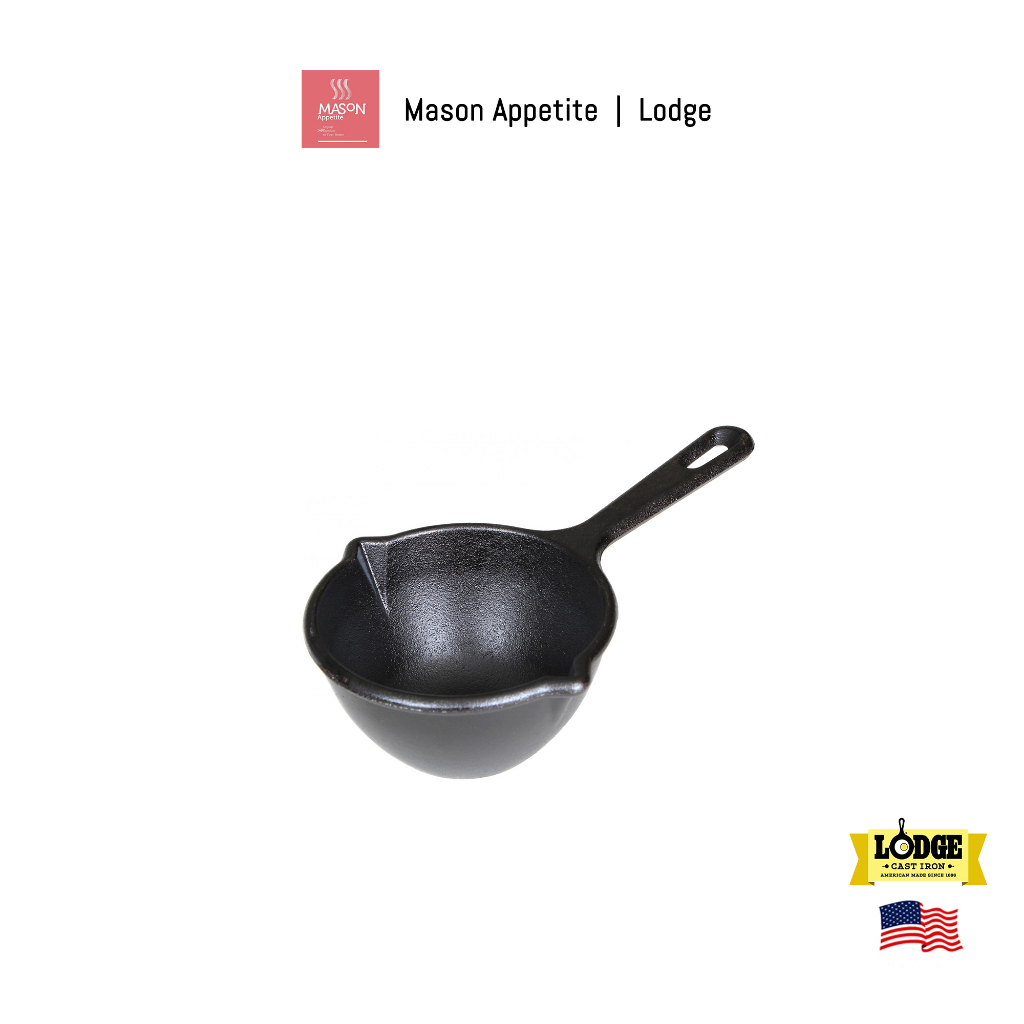 LMP3 Lodge Cast Iron Melting Pot หม้ออุ่นเนย เหล็กหล่อ ลอดจ์