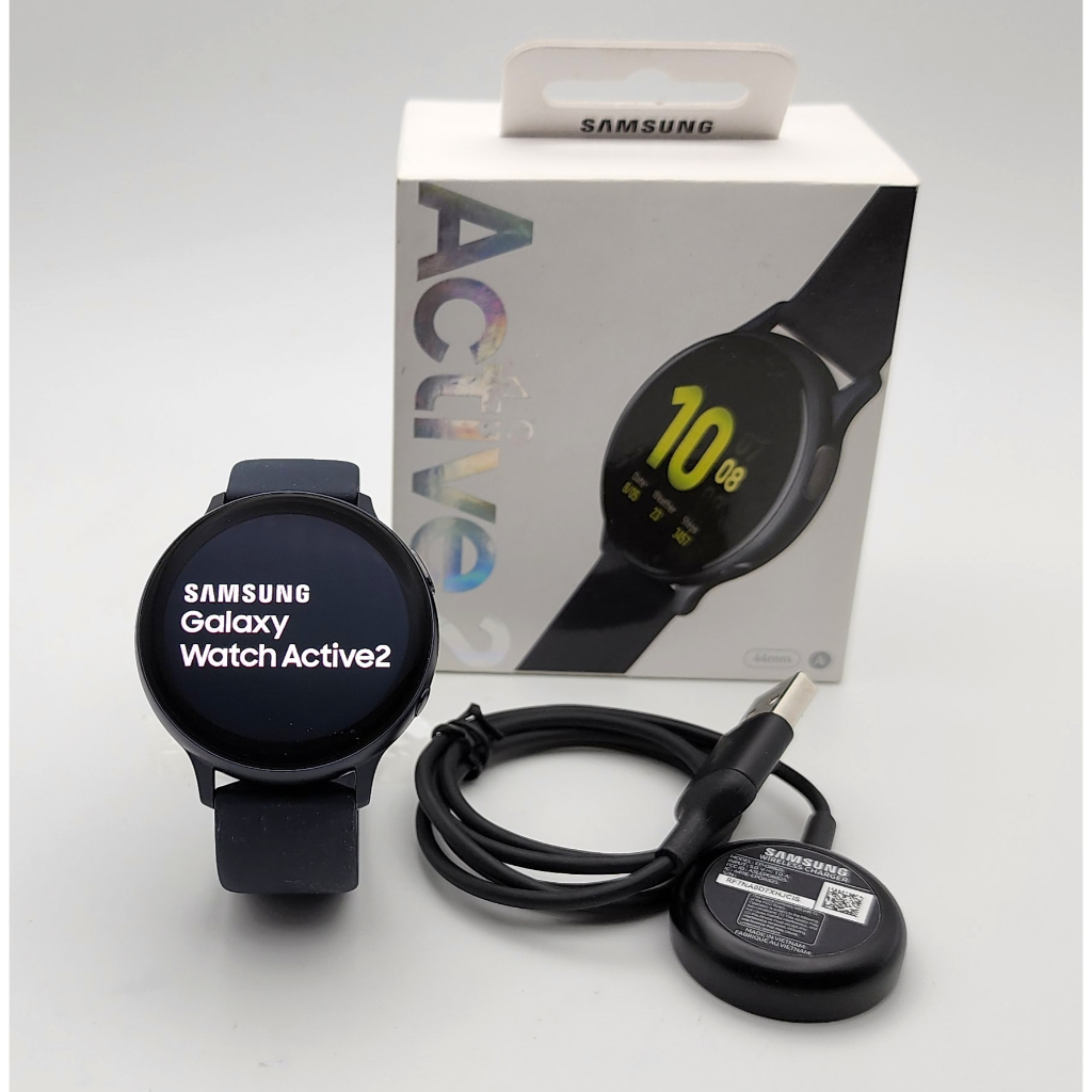 นาฬิกา SAMSUNG GALAXY WATCH ACTIVE 2 SM-R820 BLUETOOTH 44 MM AQUA พร้อมสายชาร์จ พร้อมกล่อง (ใหม่ตัวโชว์) #S101 กล่องใส่ม