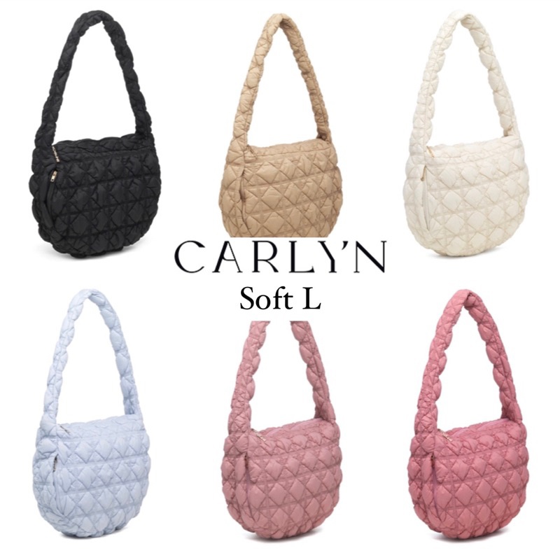 พร้อมส่งในไทย กระเป๋า carlyn soft l ของแท้ 100%