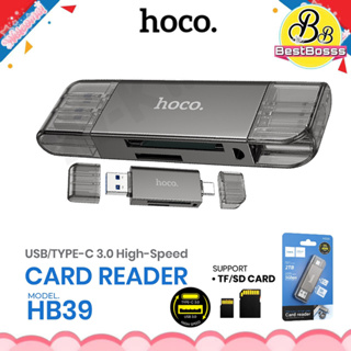 ราคาHOCO HB20 HB39 ตัวแปลง อะแดปเตอร์ Mindful 2-in-1 การ์ดรีดเดอร์ SD Card Reader USB 3.0 OTG Memory Card Adapter Bestbosss