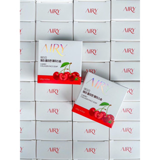 สบู่คอลลาเจน Airy Cherry Collagen Face Soap 120g. 🇰🇷🍒 ของแท้💯