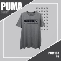 เสื้อยืดเเขนสั้น (รหัส 167) PUMA ผ้านิ่มใส่สบาย ระบายอากาศดี ใส่ได้ทั้งชายและหญิง