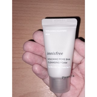 [ของแท้ 100^]《ขนาดทดลอง》โฟมล้างหน้า innisfree Volcanic Pore BHA Cleansing Foam (15 g.)