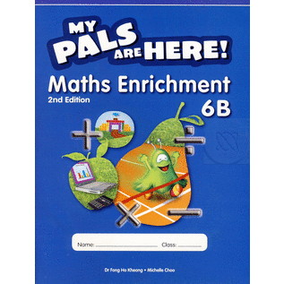 My Pals are Here : Maths Enrichment 6B   Workbook ****หนังสือสภาพ80%*****จำหน่ายโดย  ผศ. สุชาติ สุภาพ
