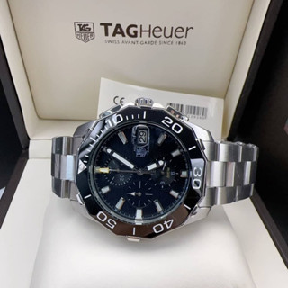 นาฬิกาข้อมือ  Heuer  งานออริเทียบแท้ Size 43mm ระบบ ถ่าน จับเวลา