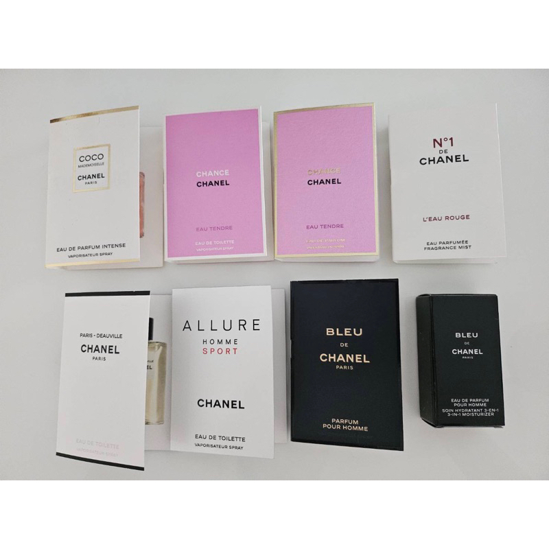 แท้💯 น้ำหอมChanel L’eau Rouge1.5 ml Coco mademoiselle, Chance,