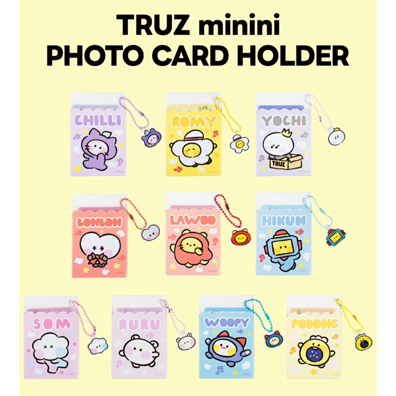 [พร้อมส่งในไทย ] TRUZ minini photo card holder Japan รอบเว็บลด30%