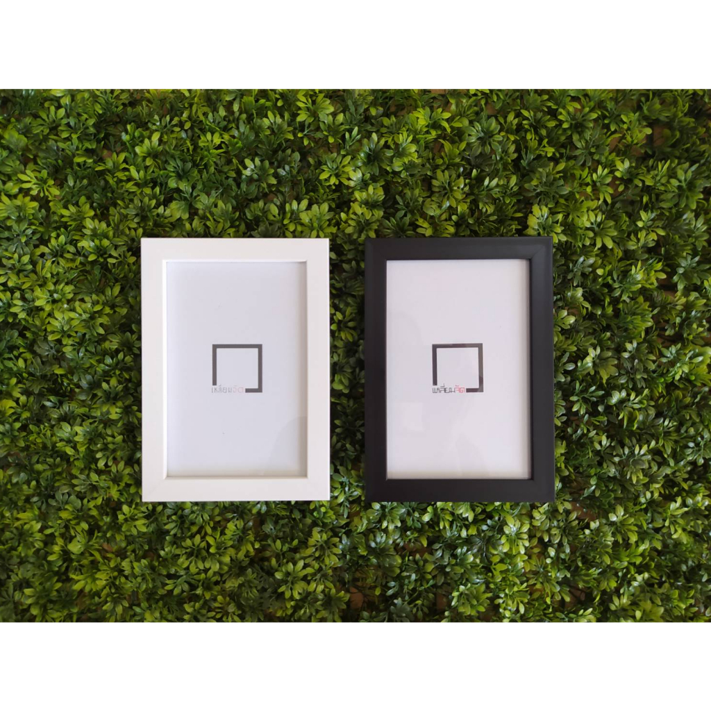 กรอบรูป 8x10 8x12 นิ้ว A4 และ ขนาดทะเบียนสมรส กรอบรูปมินิมอล ตั้งและแขวน พร้อมกระจก - รูปที่ 4