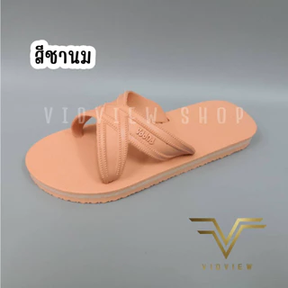 VIDVIEW มีส่งด่วน รองเท้าแตะสวม Puppa ปุ๊บป้า สีใหม่ สีทูโทน เบอร์ 36-43 รองเท้าแตะ หน้า 4/5
