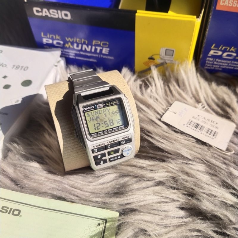 นาฬิกา Casio BZX-20 PC-Unite Watch - Vintage Rare Computer PC Watch นาฬกาวินเทจ นาฬิกาเก่า