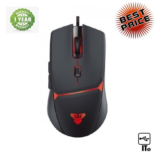 MOUSE FANTECH VX7 CRYPTO BLACK ประกัน 2Y  เม้าส์สำหรับเล่นเกม