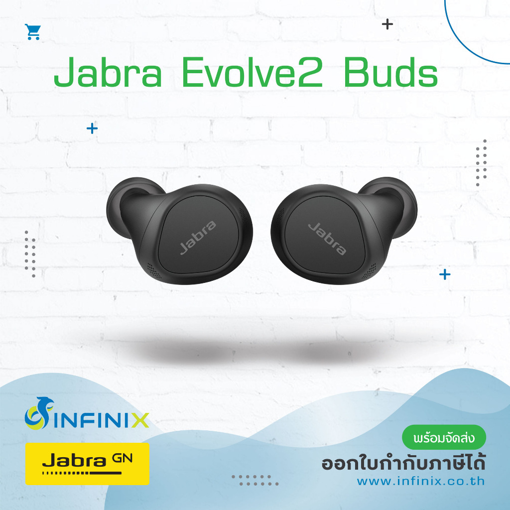 หูฟัง Jabra Evolve2 Buds หูฟังออกกำลังกาย