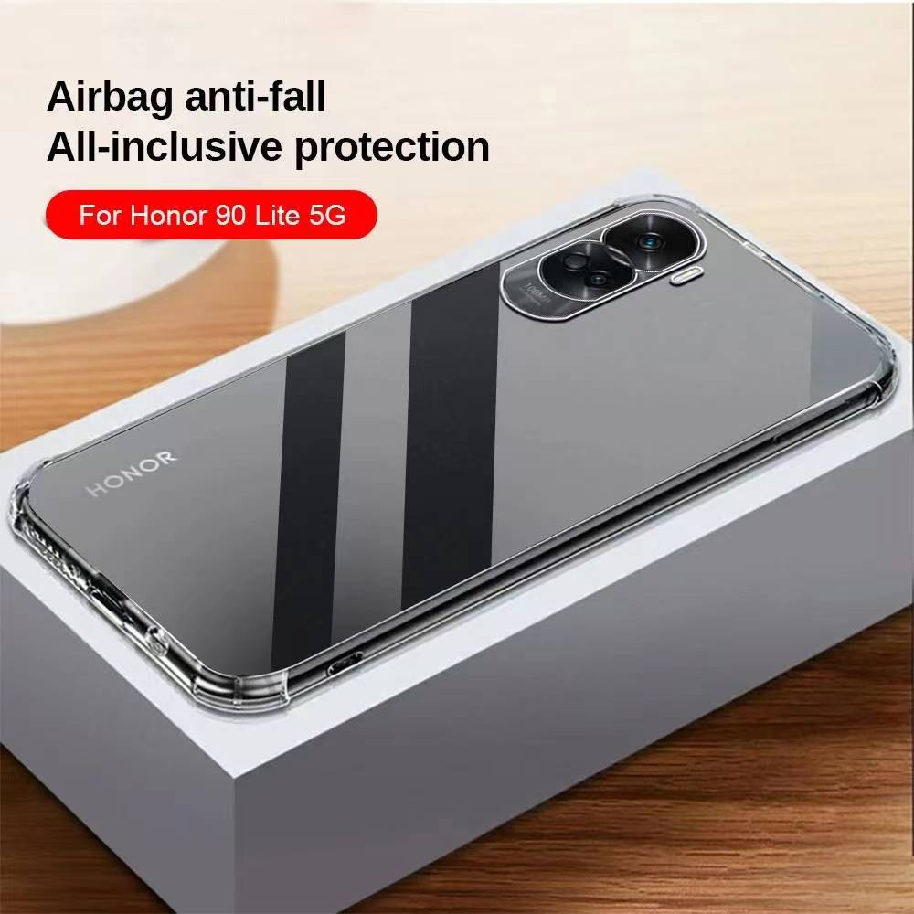 Honor X7b 4G/5G/Honor X7/Honor 90 Smart/Honor 70/Honor X5 PlusเคสTPUใสกันกระแทกแบบคลุมกล้องHonor 90 