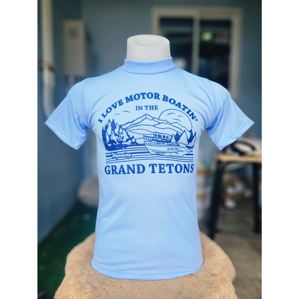 เสื้อยืดผ้าบางวินเทจ/เรือพื้น