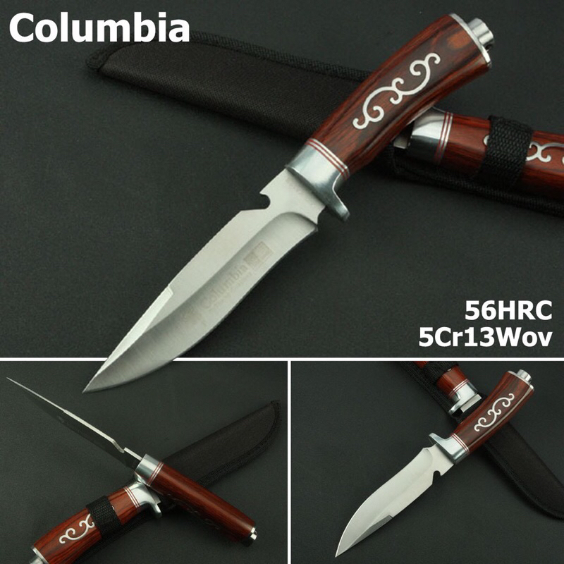 🇨🇳 Columbia Fixed Blade Hunting Knife USA 🇺🇸 SABER no.K312B