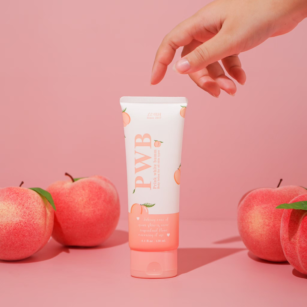 PWB โลชั่น ของแท้ มีบัตรตัวแทน แบบหลอดเล็ก ทาได้ตั้งแต่คอยันเท้า